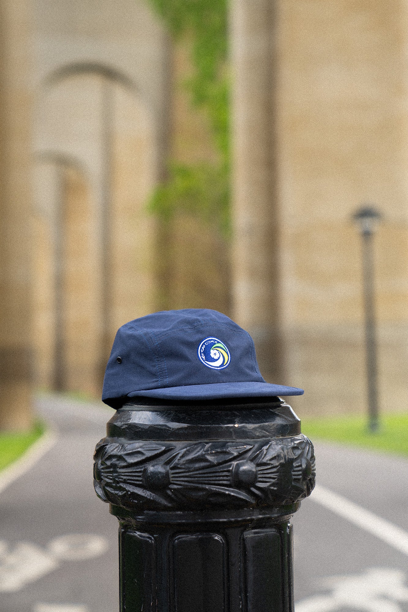 VSS Studio x New York Cosmos Embroidered Logo Baseball Cap - Navy Blue Adjustable Dad Hat for Men & Women - Perfect for Sports Fans, Streetwear Fashion & Outdoor Activities