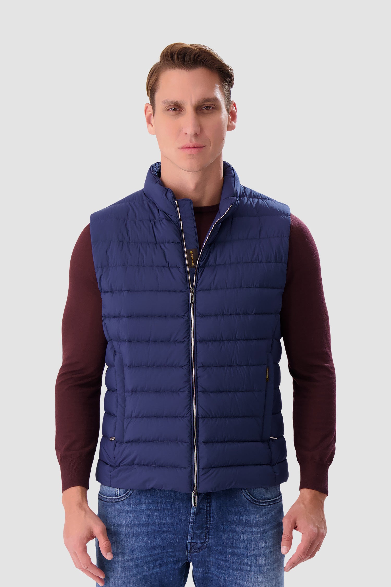 Moorer Denim CALAF S3 Vest for Men - Stylish & Durable Denim Jacket - Perfect for Casual Outfits, Outdoor Adventures & Streetwear Fashion
