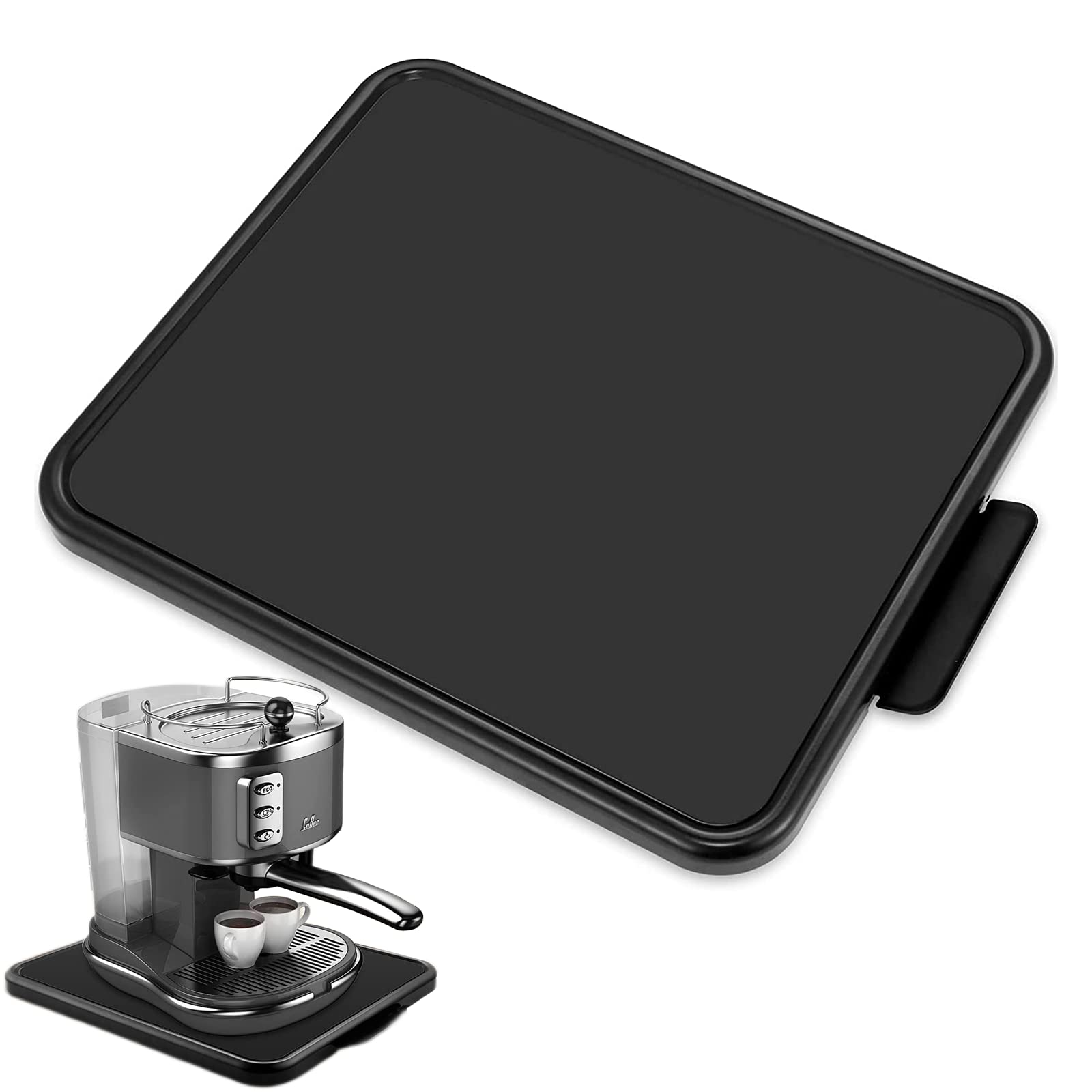 Premium Under Cabinet Appliance Organizer - Alloy Steel Sliding Tray for Coffee Maker, Toaster, Blender, Air Fryer & Stand Mixer (11.7