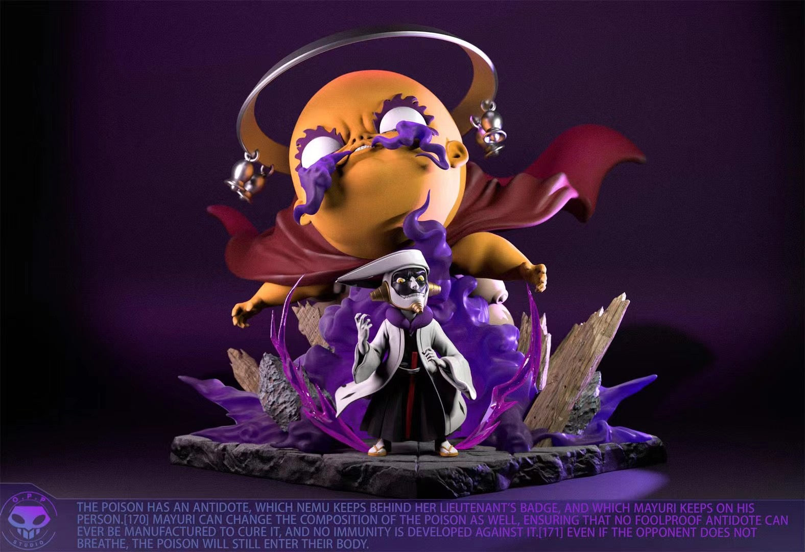 OPPS Studio Mayuri Kurotsuchi Bleach Anime Figure - Collectible Action Figure for Fans | Perfect for Display, Cosplay, and Gift Giving