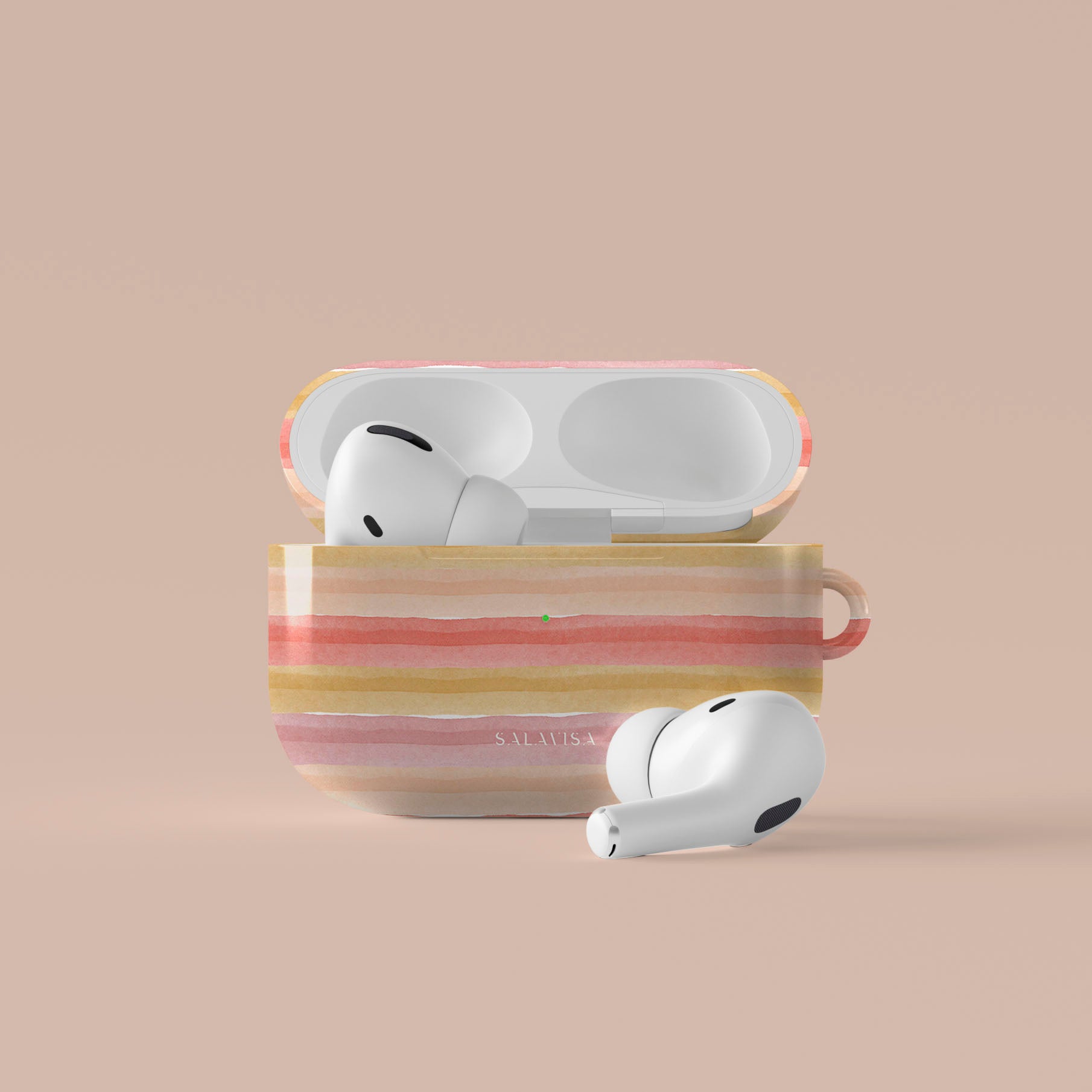 Premium Soft-Touch AirPods Case with Warm Hues - Shockproof & Scratch-Resistant Cover for Apple AirPods 1/2/3/Pro - Perfect for Workouts, Commuting & Daily Protection