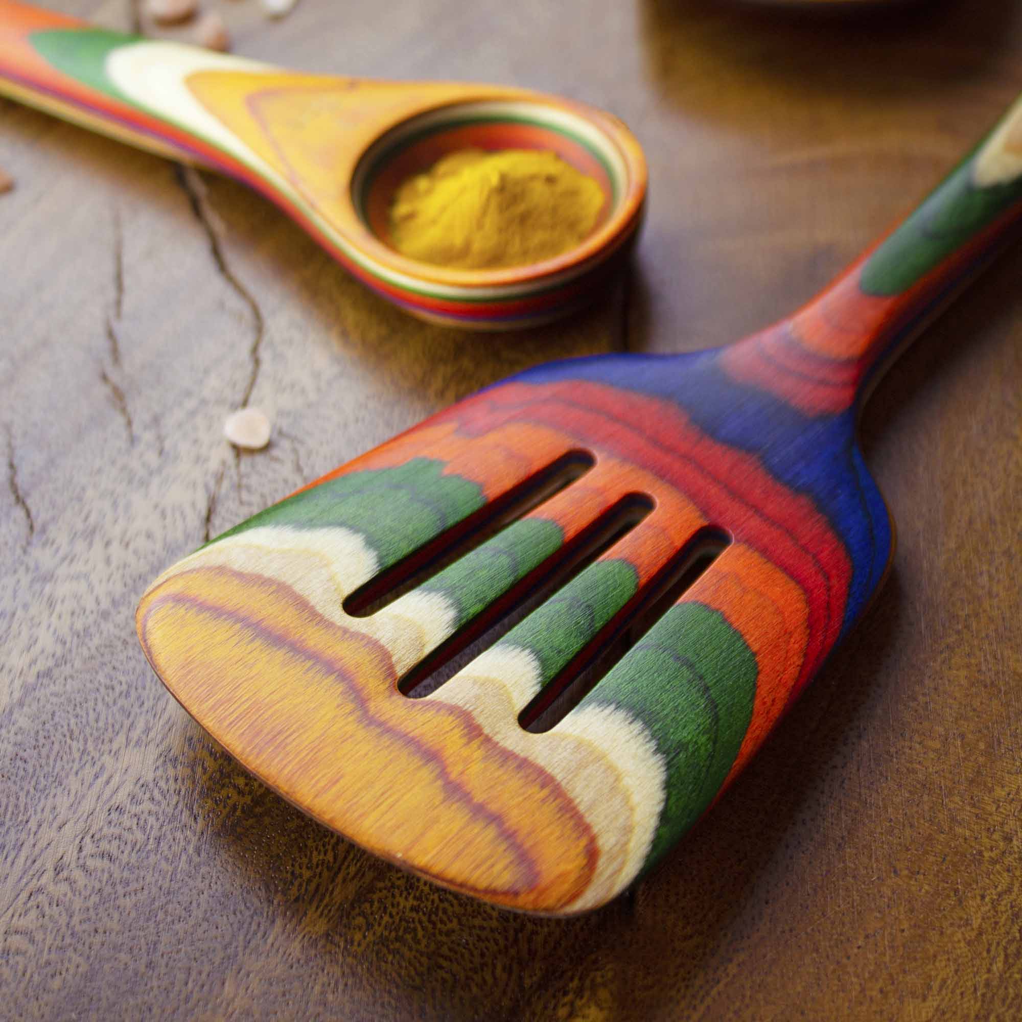 Baltique® Marrakesh Collection Slotted Spatula - 12.5 Inch Premium Kitchen Turner for Flipping Pancakes, Burgers & Eggs - Perfect for Non-Stick Pans, Grilling & Cooking Utensil Set