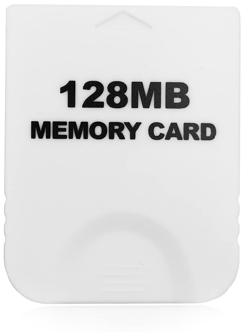 128MB (2043 Blocks) High-Speed GameCube Memory Card - Compatible with Nintendo GameCube & Wii Consoles - White - Perfect for Saving Game Progress & Expanding Storage Capacity