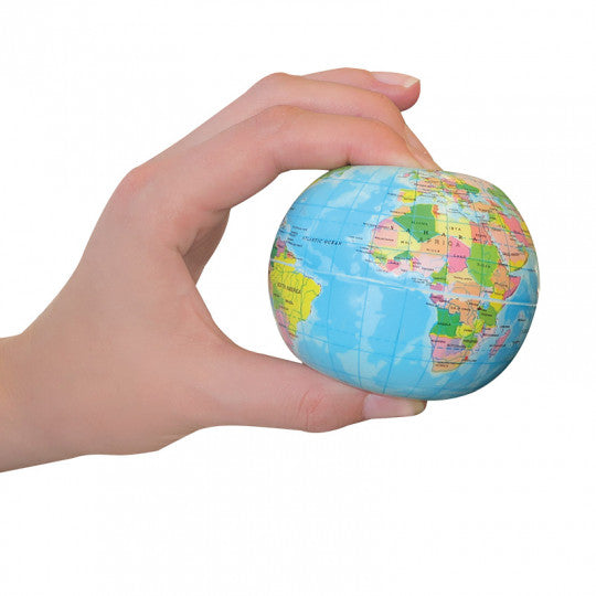 IS Gift Earth Stress Ball - 7.1cm/2.8in Squeeze Toy for Anxiety Relief & Stress Management - Perfect for Office, Home, School & Travel Use