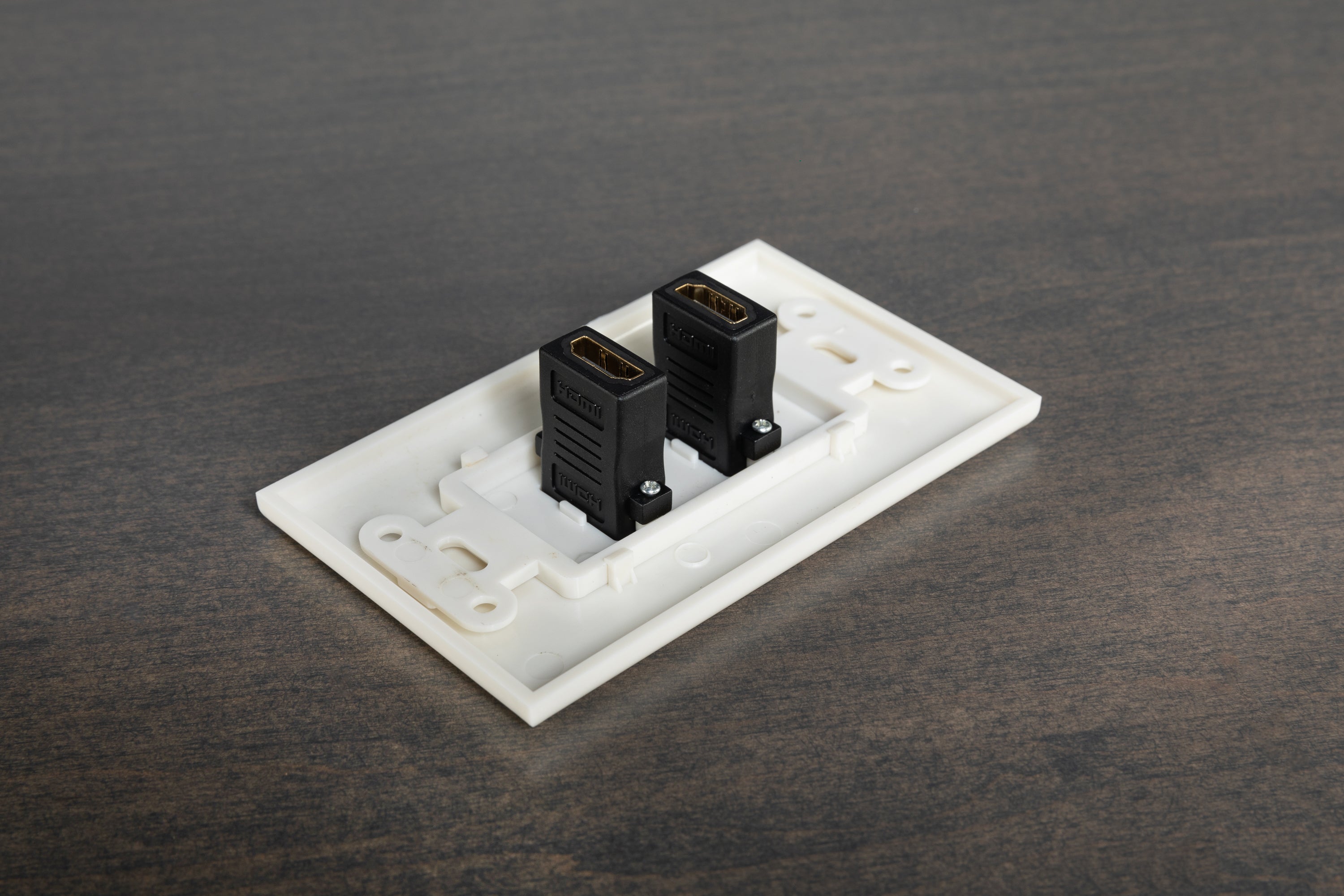 HDMI Decor Extender Wall Plate - 4K Ultra HD HDMI Cable Extender with Flush Mount Wall Plate - Perfect for Home Theater, Gaming Setup & Office Conference Room Connectivity