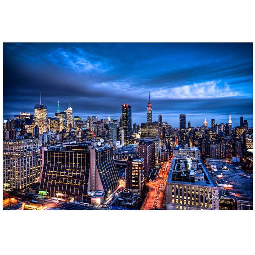 500/1000/1500/2000/3000/4000/5000/6000 Piece Wooden Jigsaw Puzzle - Urban Landscape Art for Adults & Kids - Home Decor & Stress Relief Activity - Perfect for Family Game Night & Wall Decoration
