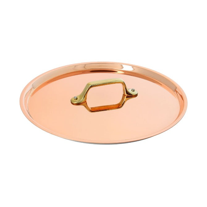 Premium Inocuivre Saucepan Lid - Copper-Infused Glass Cover for Even Heat Distribution - Perfect for Cooking, Simmering & Serving Dishes