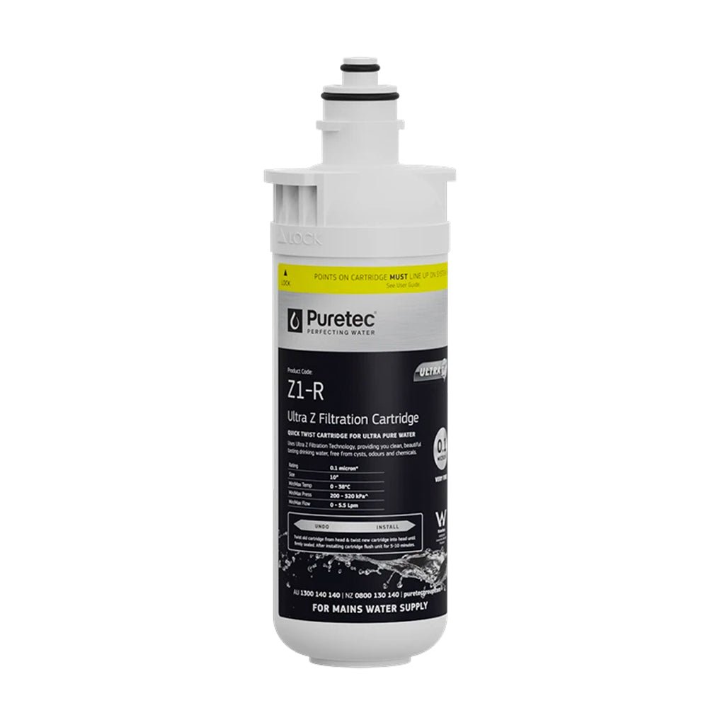 Puretec SPARQ Z1 R Replacement Water Filter Cartridge - Compatible with SPARQ Systems, Improves Taste & Reduces Contaminants - Perfect for Home, Office & RV Use