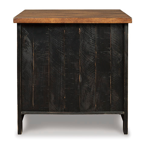 Valebeck Modern End Table T468 - Small Side Table with Storage Shelf for Living Room, Bedroom & Office - Compact Accent Table for Home Decor