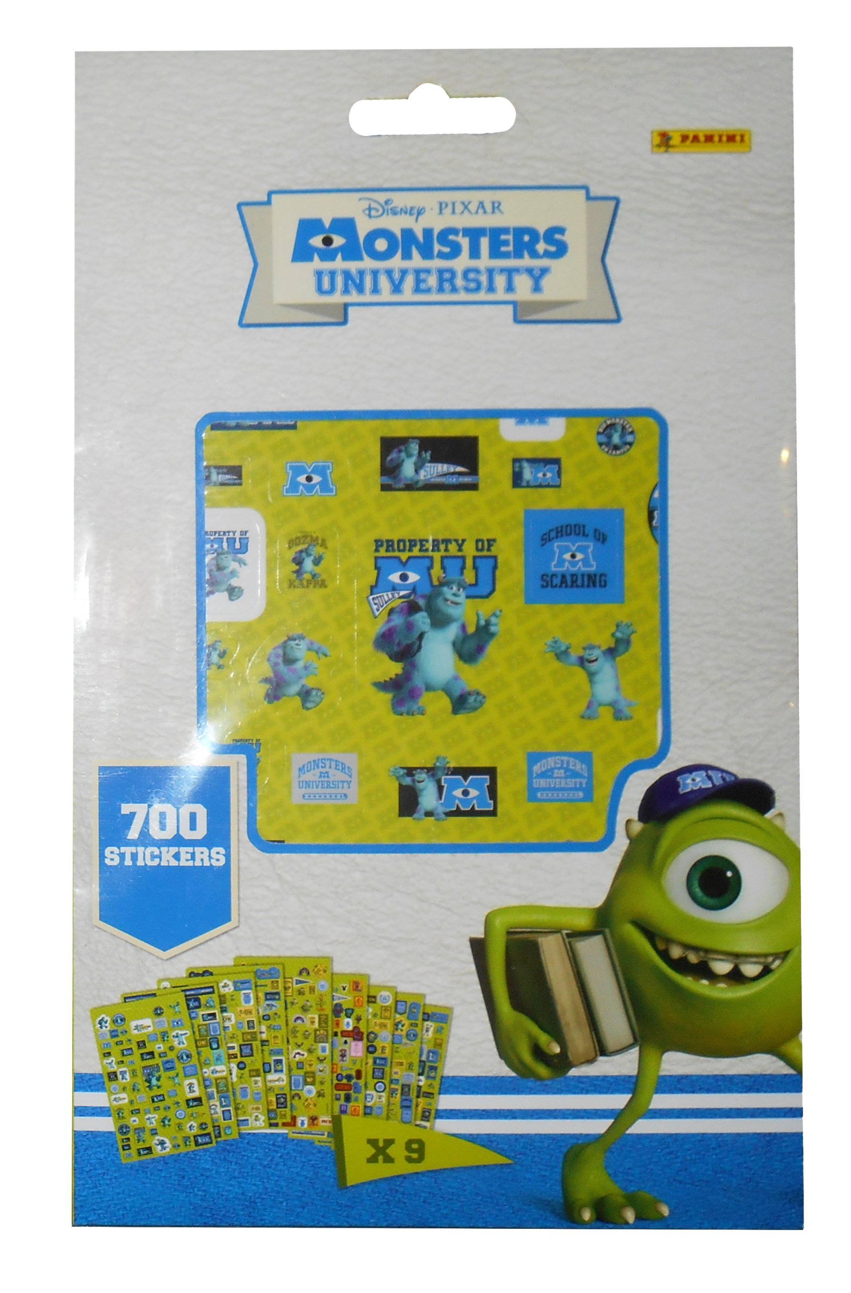 Monster University Panini Sticker Book - Collectible Disney Pixar Stickers for Kids, Fans & Scrapbooking | Perfect for Gifts, Parties & School Projects
