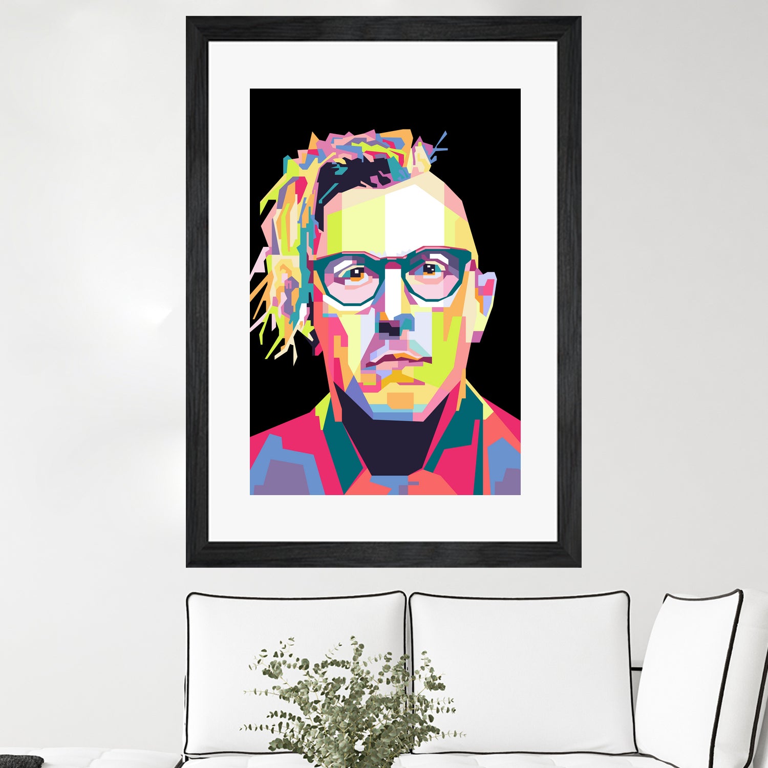 Abstract Maynard James Keenan WPAP Art Print - Unique Music Inspired Wall Decor for Home, Office & Studio - Perfect Gift for Tool & A Perfect Circle Fans
