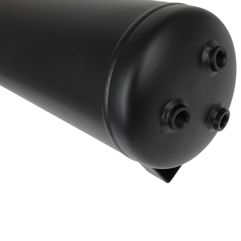STAYTOP 1.5 Gallon (6 Liter) 6 Port Air Compressor Tank 150 PSI - Heavy Duty Replacement for Air Ride Suspension, Car Train Horn - Perfect for Vehicle Air Systems, Off-Road Trucks & DIY Pneumatic Projects
