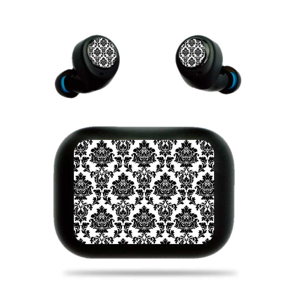 MightySkins Vintage Damask Vinyl Skin for Amazon Echo Buds - Protective Decal Wrap Cover | Durable, Customizable & Easy to Apply | Made in USA | Perfect for Travel, Workouts & Daily Use