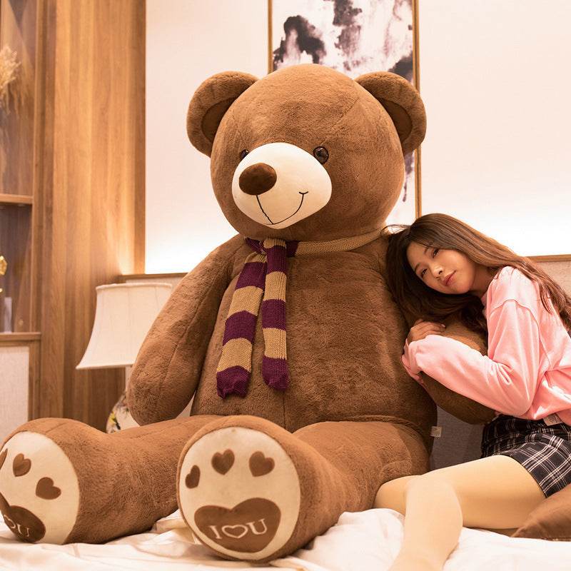 6.5ft Giant Stuffed Teddy Bear - Soft & Cuddly Large Plush Toy for Kids & Adults | Perfect for Gifts, Bedroom Decor, and Snuggling