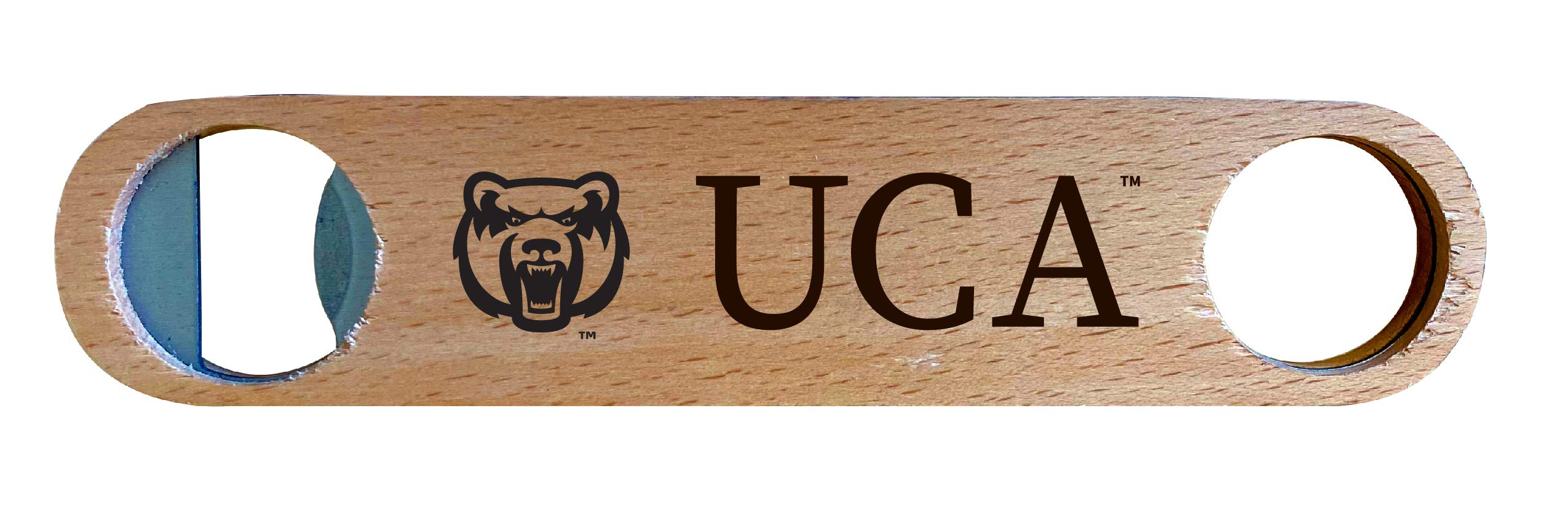 Central Arkansas Bears Laser Engraved Wooden Bottle Opener - Personalized College Logo Gift for Beer & Soda Lovers - Perfect for Tailgating, Dorm Decor & Alumni Gifts