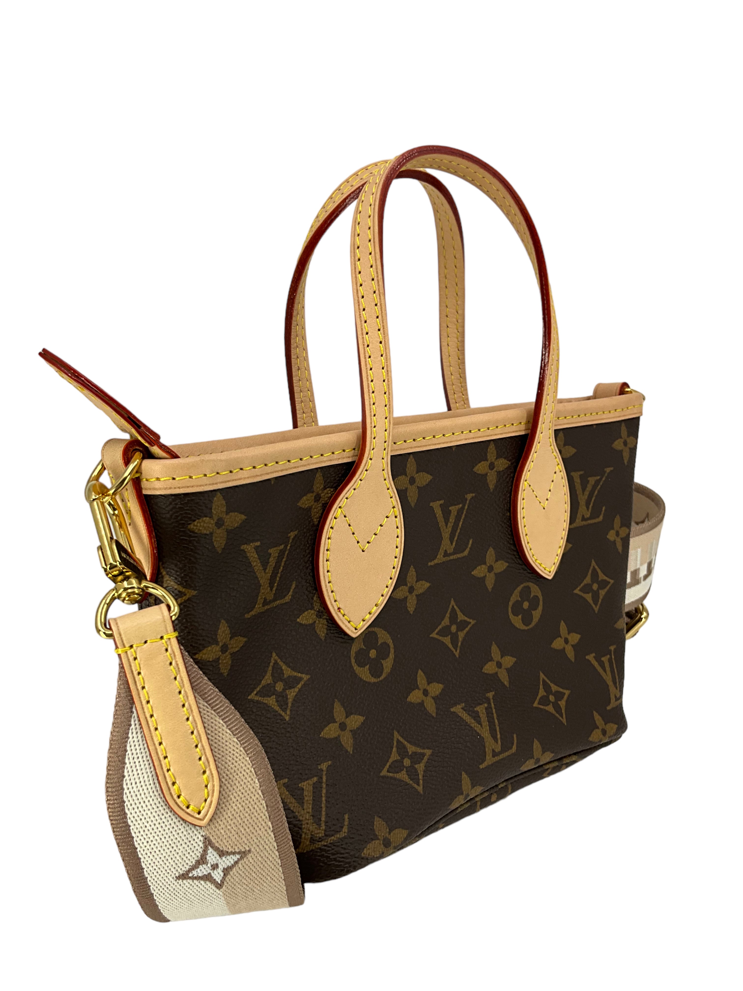 Authentic LOUIS VUITTON Monogram Neverfull BB Handbag - New Luxury Tote Bag for Women | Perfect for Work, Travel & Everyday Use