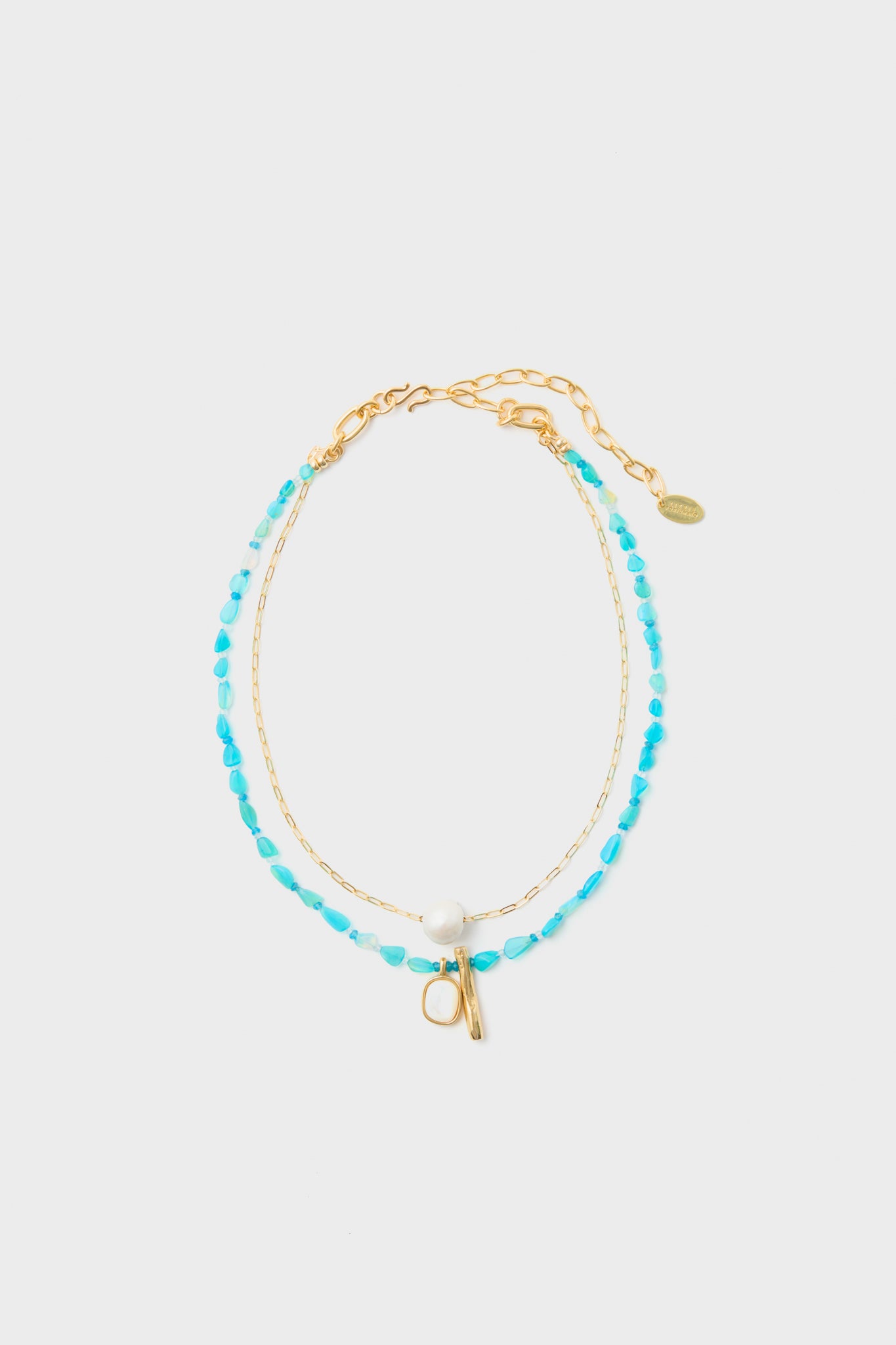Blue Mikayo Necklace for Women - Elegant Sterling Silver Pendant Jewelry Gift for Her | Perfect for Parties, Weddings & Everyday Wear