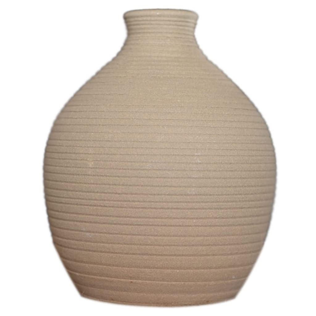 Yellow Ceramic Small Vase - 8
