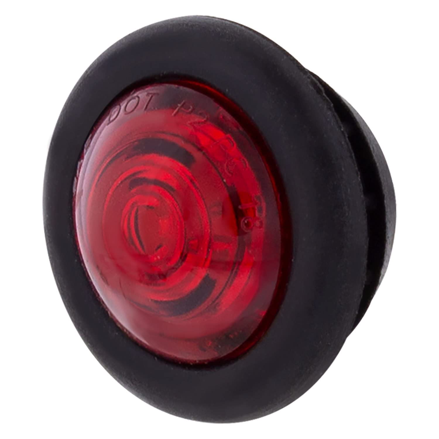 United Pacific 36744B 1 LED Mini Clearance Light - Red LED with Red Lens & Rubber Grommet - Perfect for Trucks, Trailers, and Off-Road Vehicles