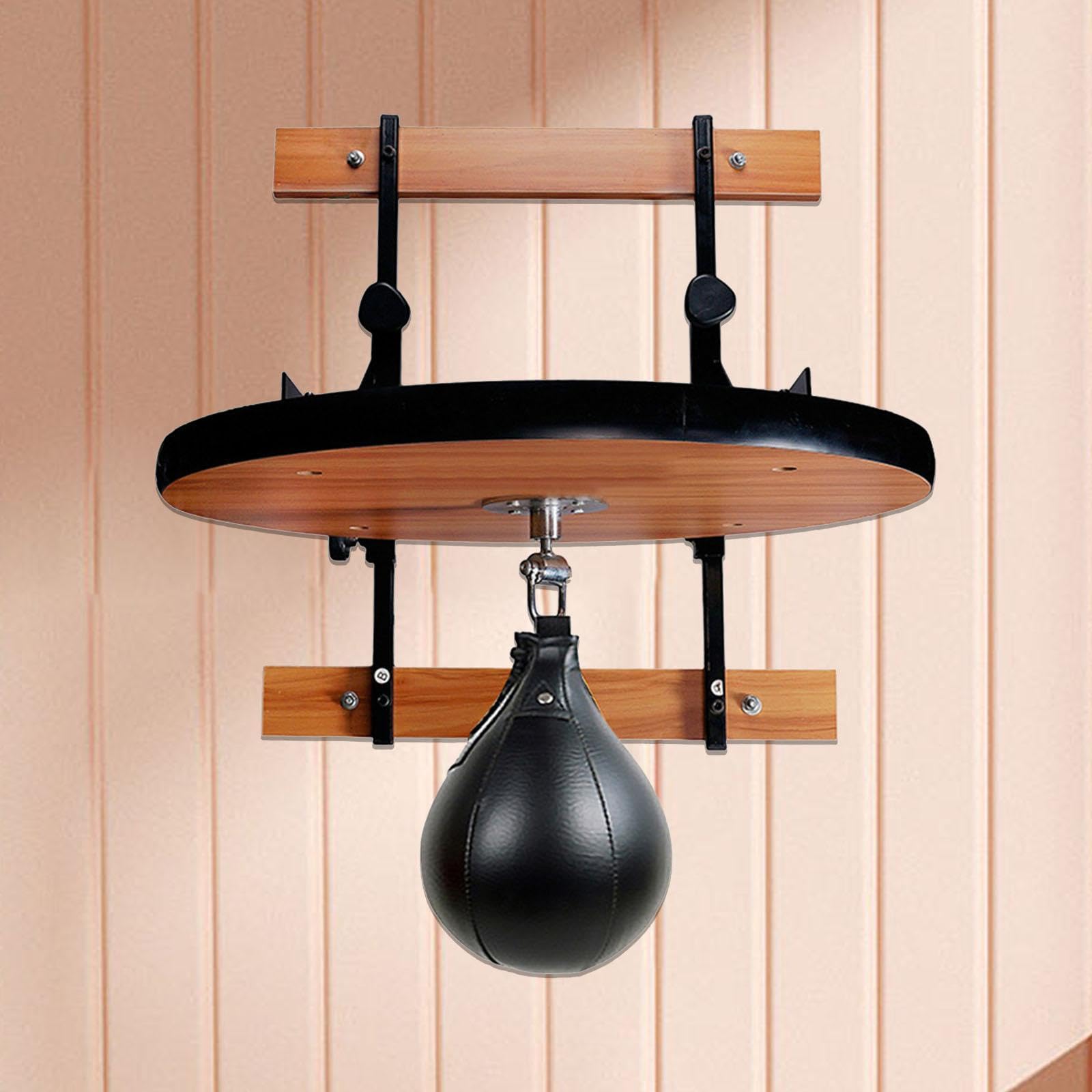 Professional Adjustable Wall Mounted Speed Bag with Platform - Perfect for Boxing Training, Home Gym & Fitness Workouts