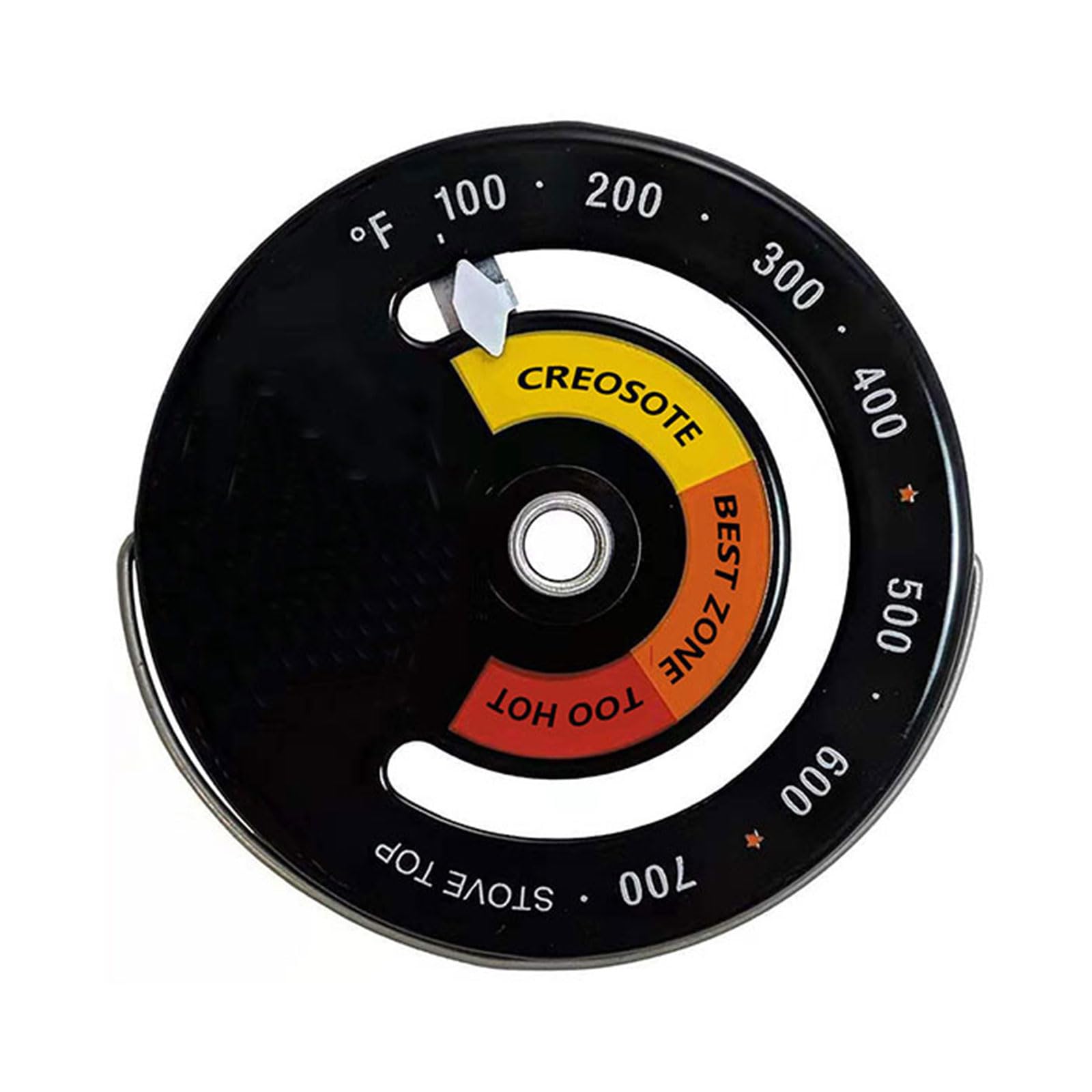 Magnetic Stove Thermometer - High Accuracy Wood Stove Pipe Thermometer Gauge for Fireplace, Chimney, Oven & Wood Burning Stoves - Monitor Temperature for Safety & Efficiency in Camping, Heating & Cooking