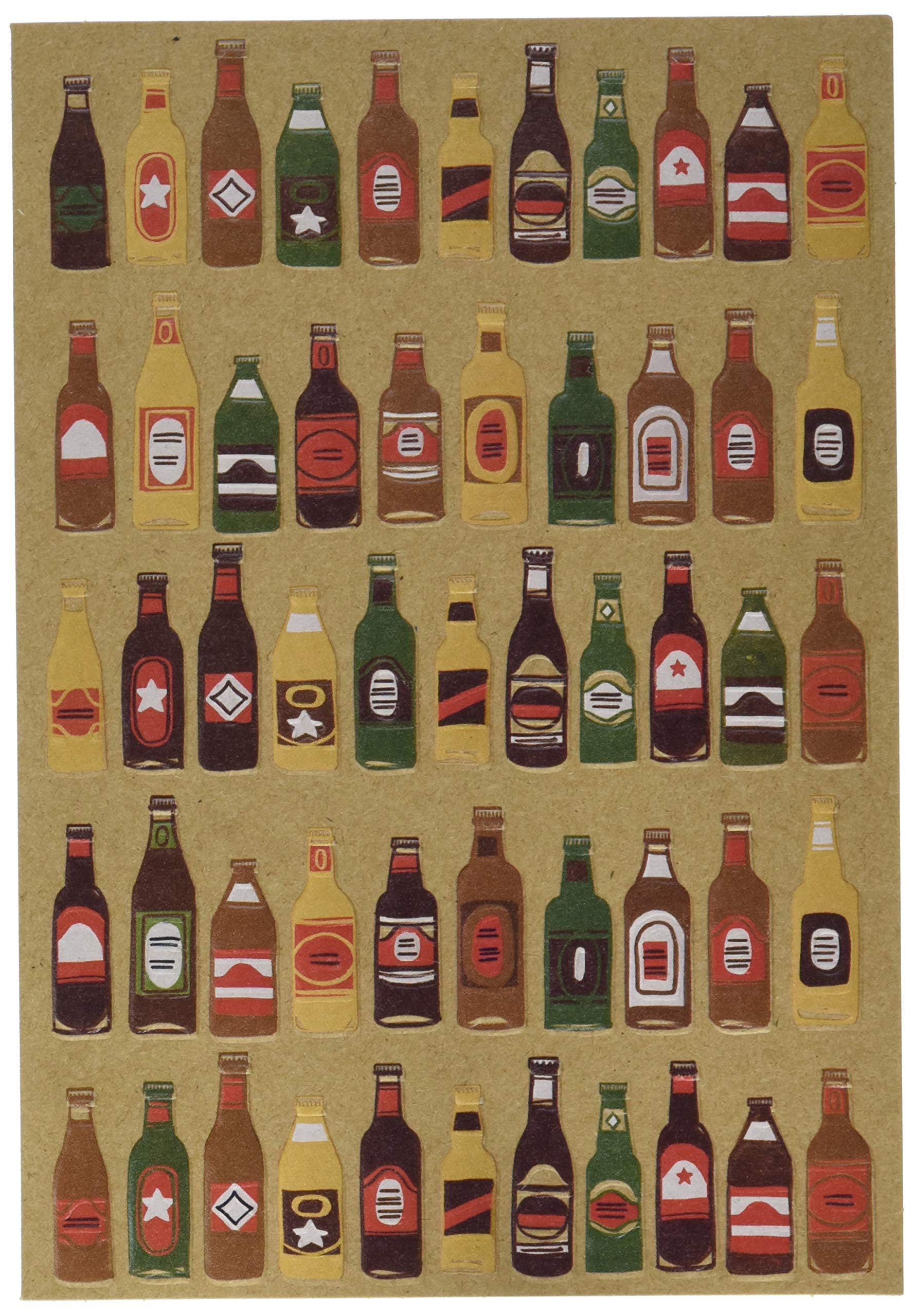 Funny Beer Bottles Birthday Card for Men - Unique Humorous Greeting Card for Beer Lovers, Best Friend Gifts - Perfect for Birthday Parties, Celebrations & Gag Gifts