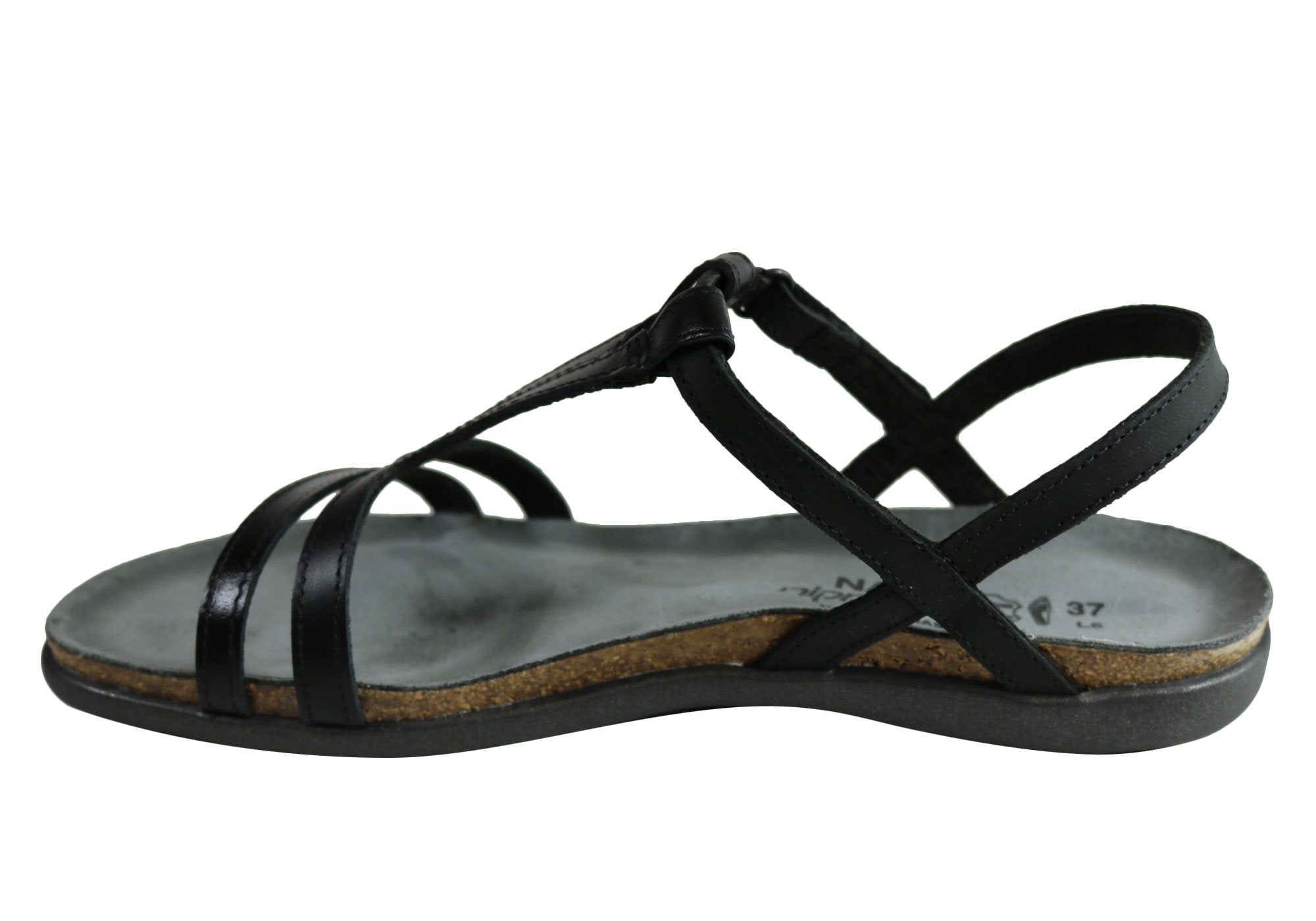 Naot Judith Women's Comfortable Supportive Leather Flat Sandals - Orthopedic Footwear for Walking, Travel & Everyday Wear
