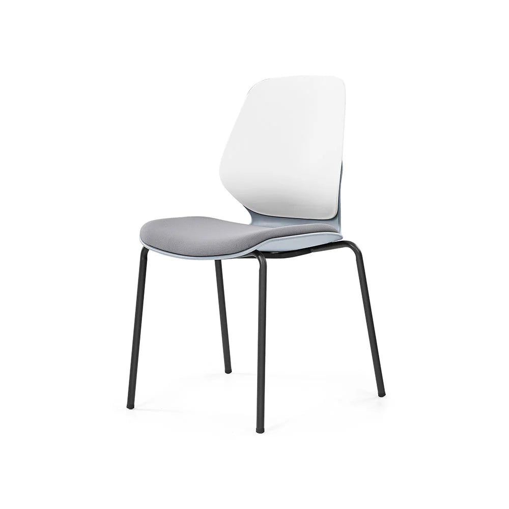 KALEIDO 4 Leg Steel Chair - Heavy Duty Metal Dining Chair for Kitchen, Restaurant, Office & Outdoor Use
