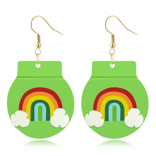 Green Earrings
