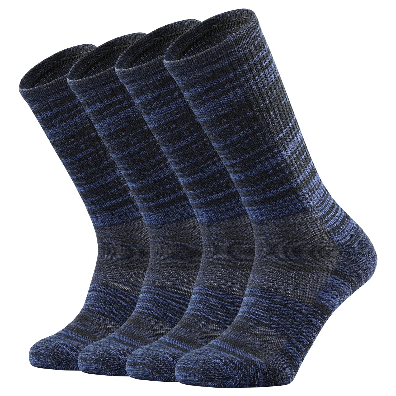 ONKE Merino Wool Crew Socks for Men - Moisture Wicking, Breathable & Soft Hiking Socks for Outdoor Activities, Camping & Daily Wear - Comfortable Performance Socks for All-Day Wear