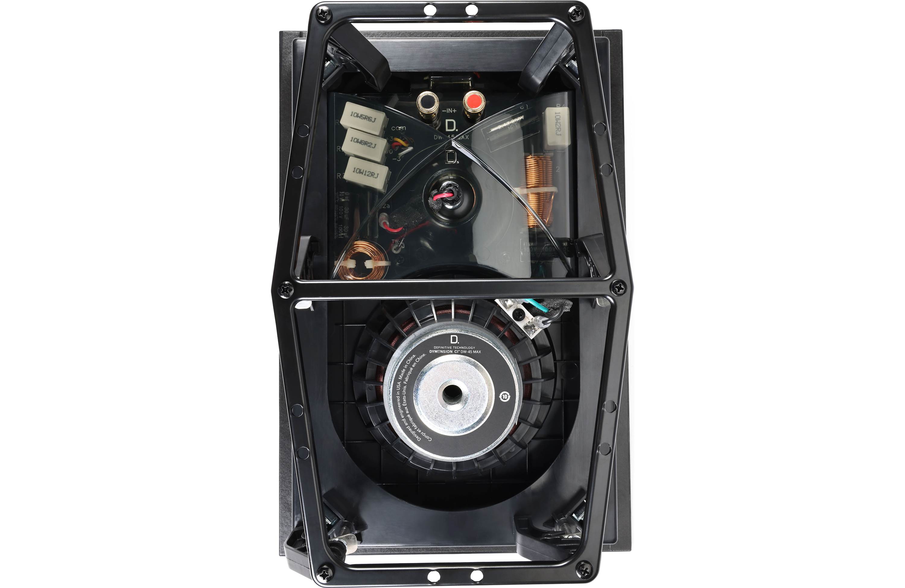 Definitive Technology Dymension DW 45 MAX 4.5 Inch In-Wall Speaker - High Performance Home Theater & Surround Sound System for Living Room, Bedroom, or Office (Single Speaker)