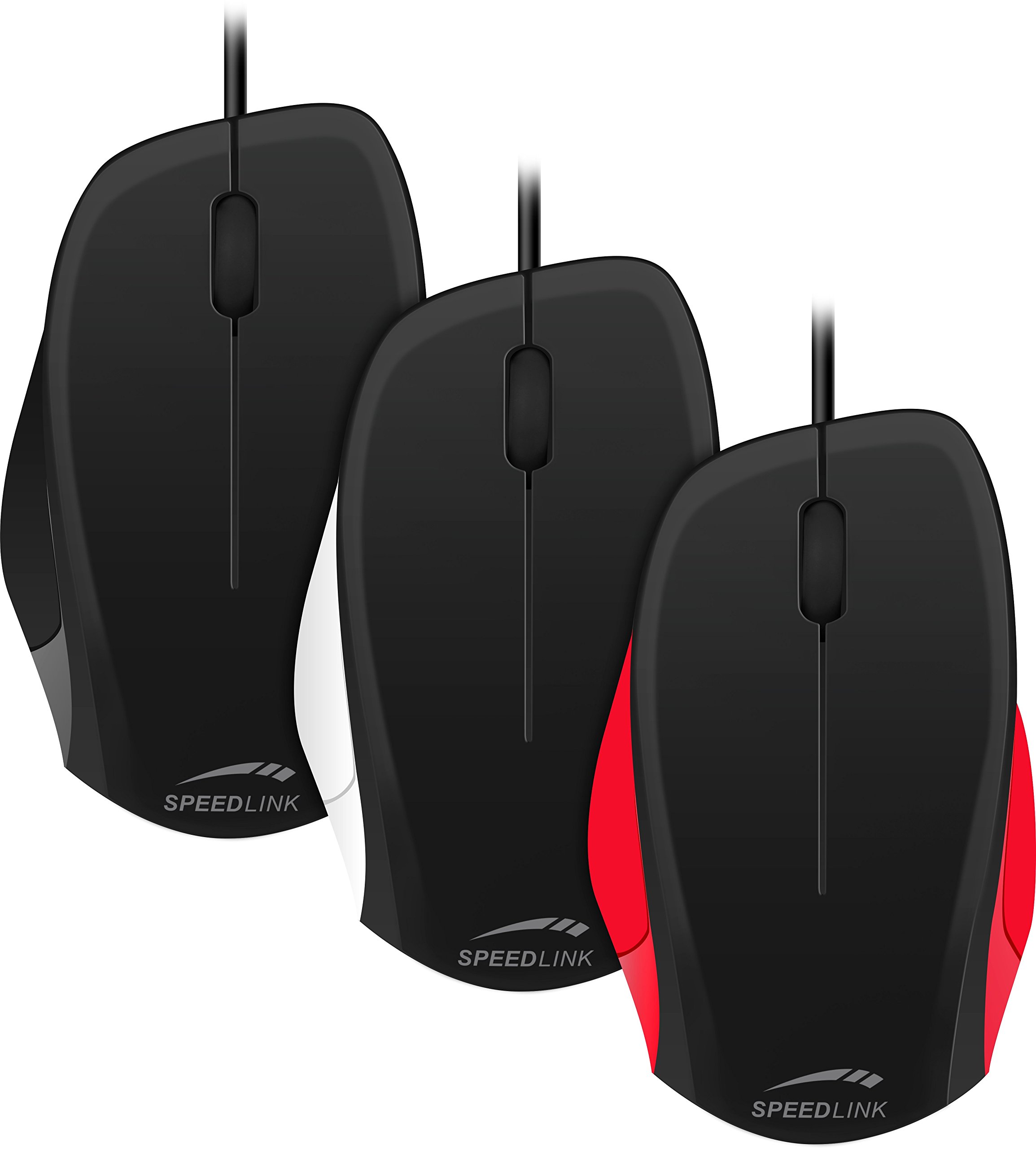 Ergonomic Wired LED Mouse for Office & Home Use - Comfortable Computer Mouse with Precise Tracking, Durable Black Design - Perfect for Work, Gaming, and Everyday Computing