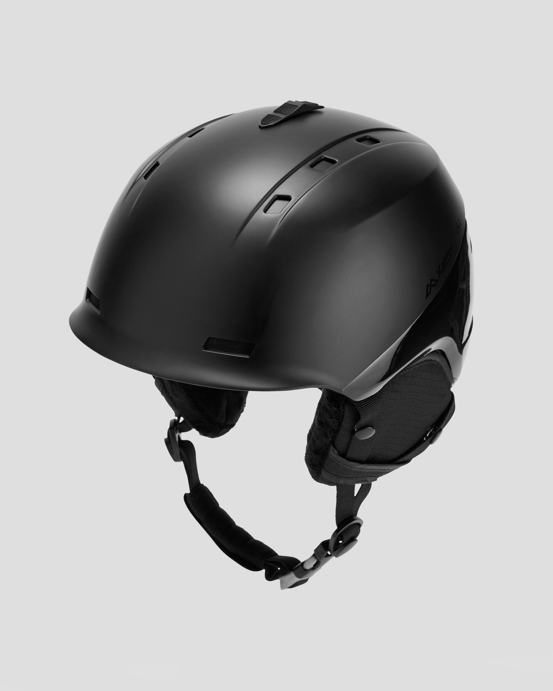 PWDR Days Snow Helmet for Adults - Black Stingray Design | Skiing, Snowboarding & Winter Sports Safety Gear