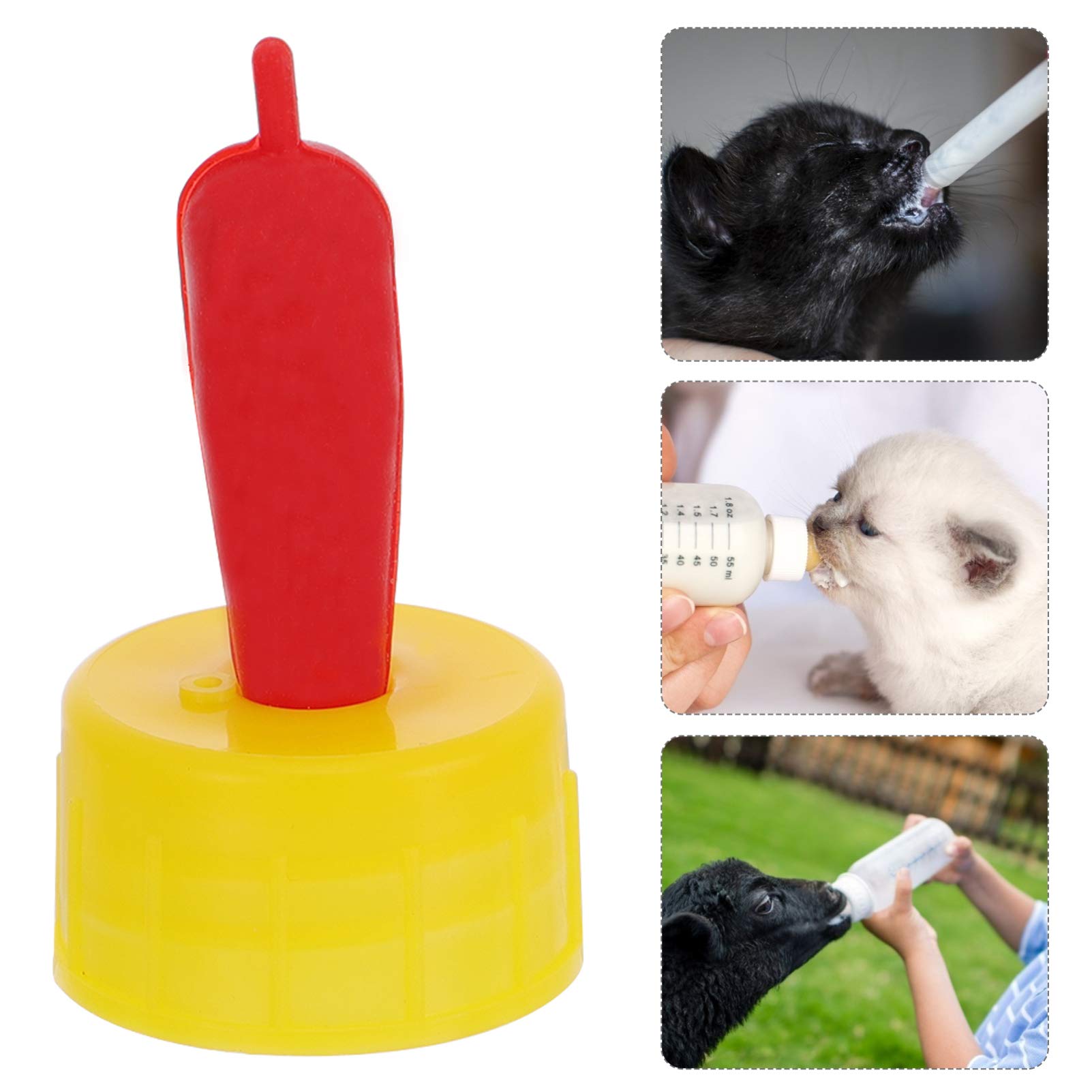 Balacoo 8-Pack Goat Pacifier Lamb Milk Feeder for Pets - Durable Pet Feeding Bottle for Dogs, Puppies, and Small Animals - Ideal for Newborn Pets, Farm Animals, and Pet Care at Home