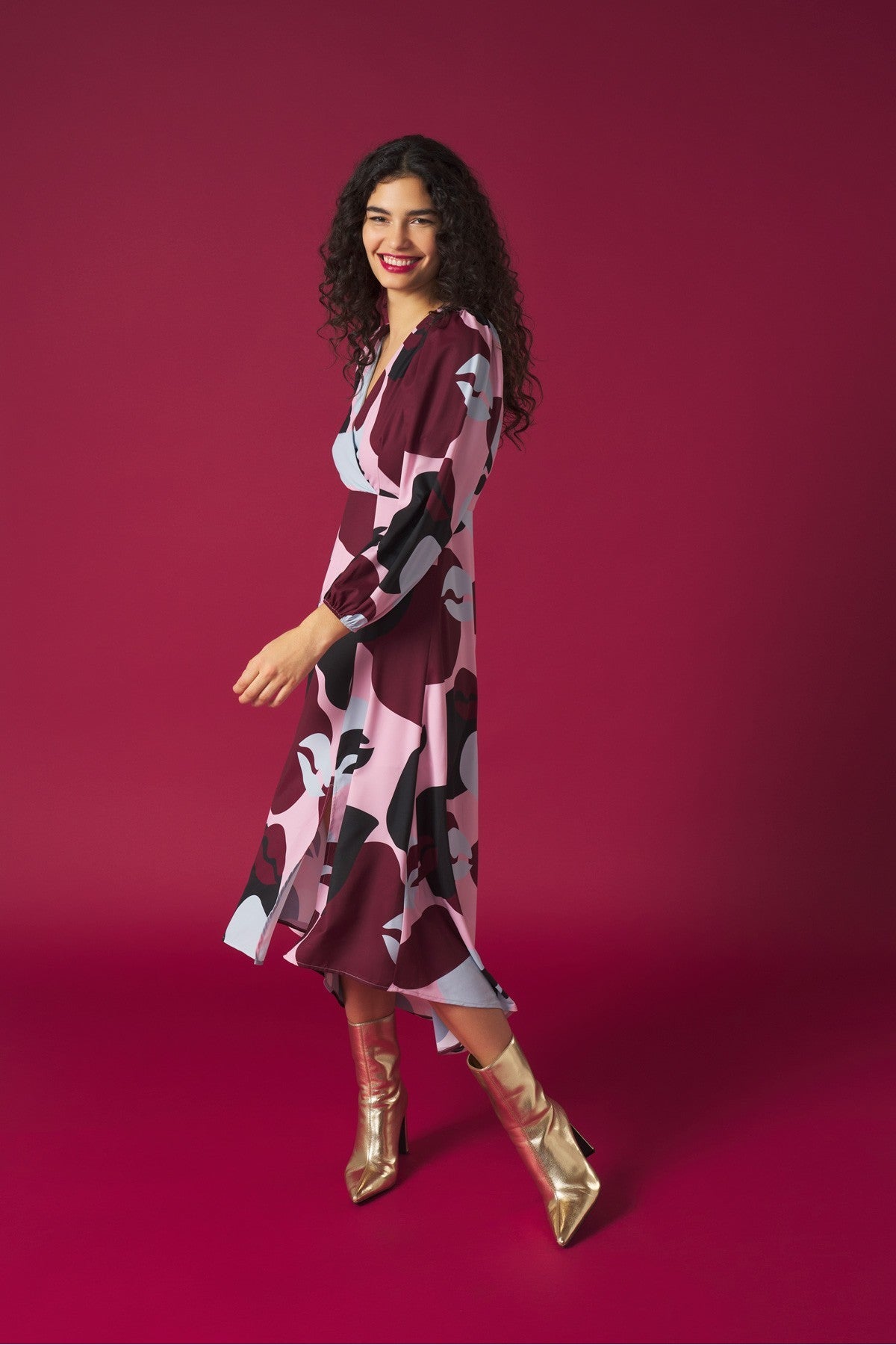 Bardot Dress for Women - Floral Print Off Shoulder Summer Dress (Pink/Multi) - Perfect for Beach Vacation, Date Night & Party Wear