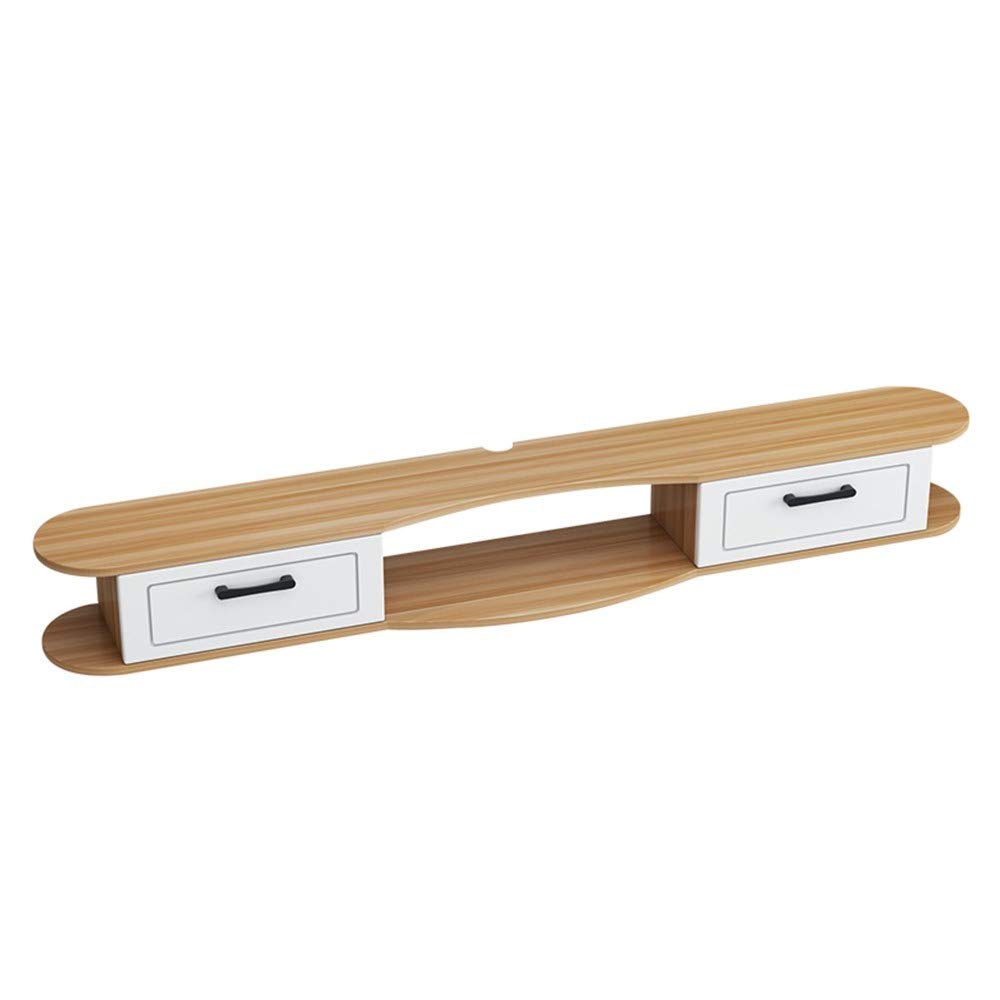 Wall-Mounted Perforated TV Cabinet - 55