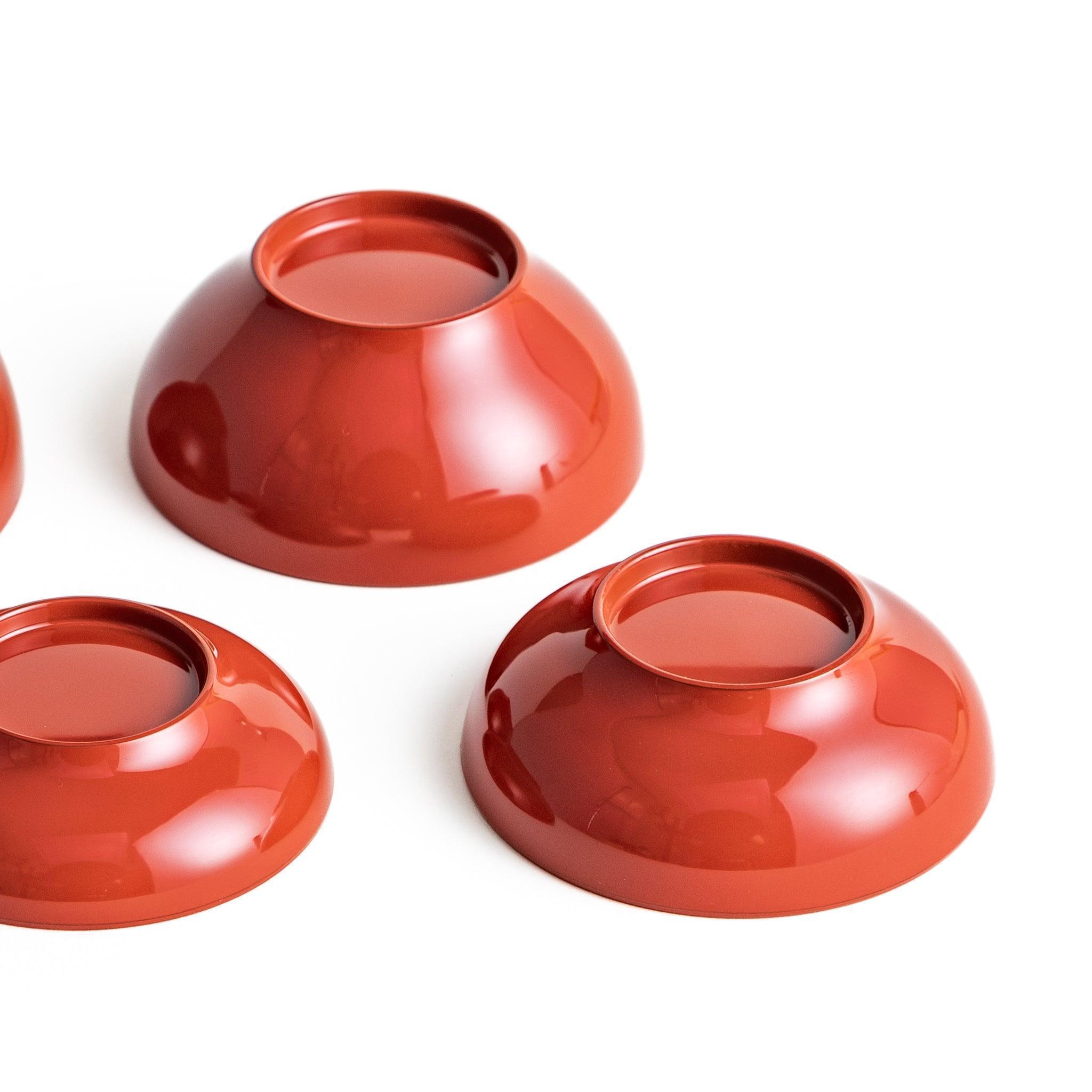 5-Piece Nested Oryoki Set - Traditional Japanese Zen Buddhist Meal Bowls for Mindful Eating, Meditation & Ceremonial Use