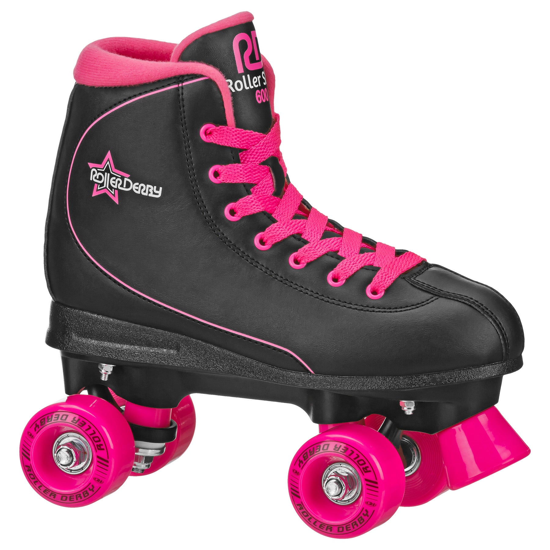 Roller Star 600 Women's Roller Skates - Adjustable Quad Skates for Adults with Light Up Wheels, Perfect for Outdoor Rink, Fitness & Roller Disco Parties