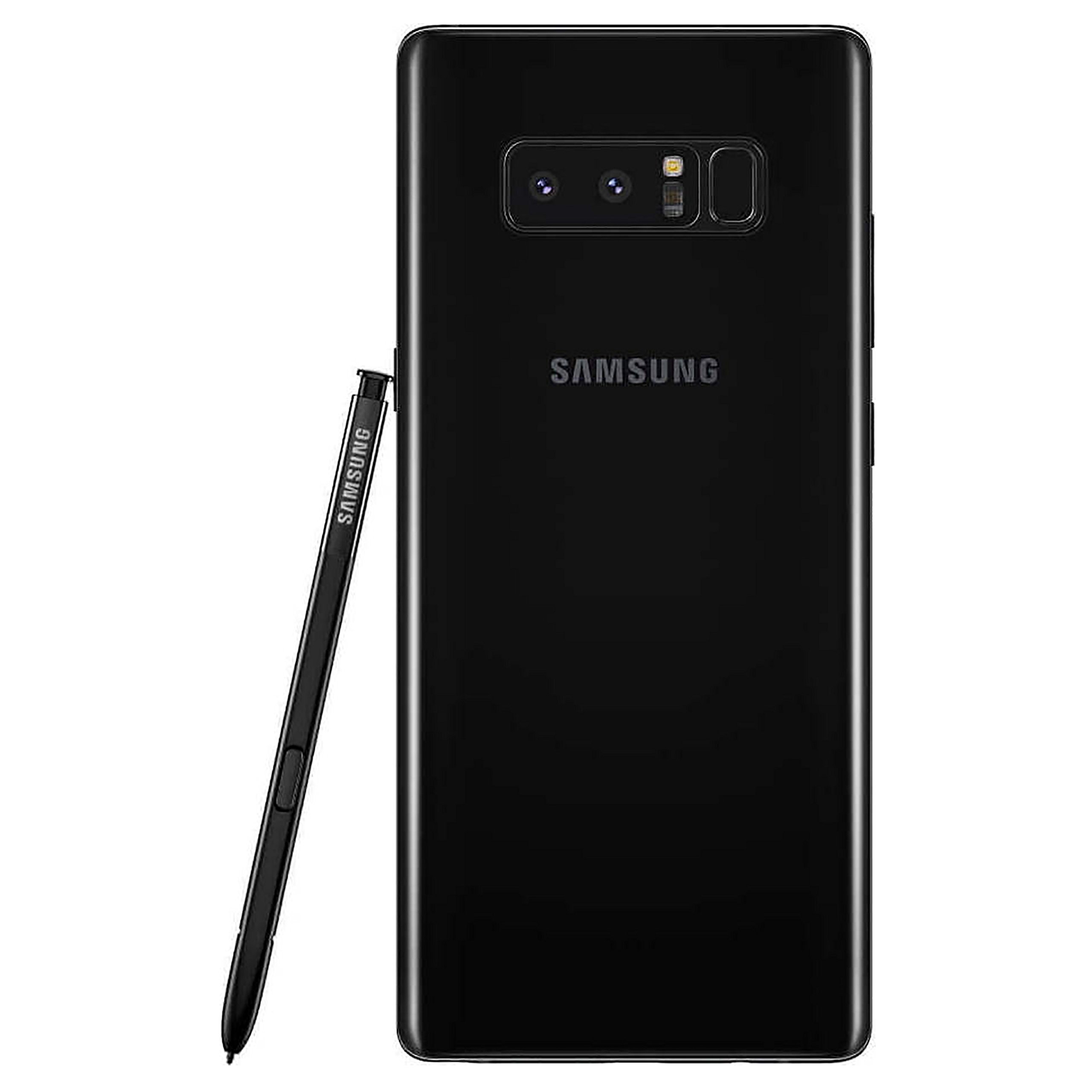 Samsung Galaxy Note 8 64GB Unlocked Smartphone - Midnight Black | Dual 12MP Camera, 6.3