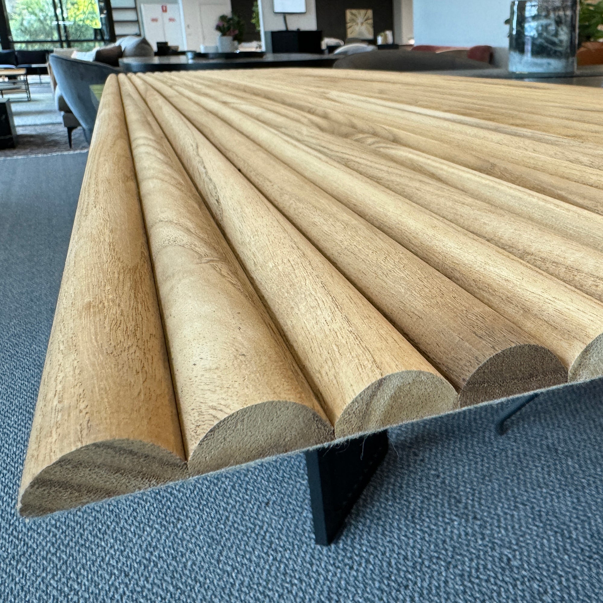 WOODFLEX Flexible Solid Paulownia Wood Slat Wall Panel 106