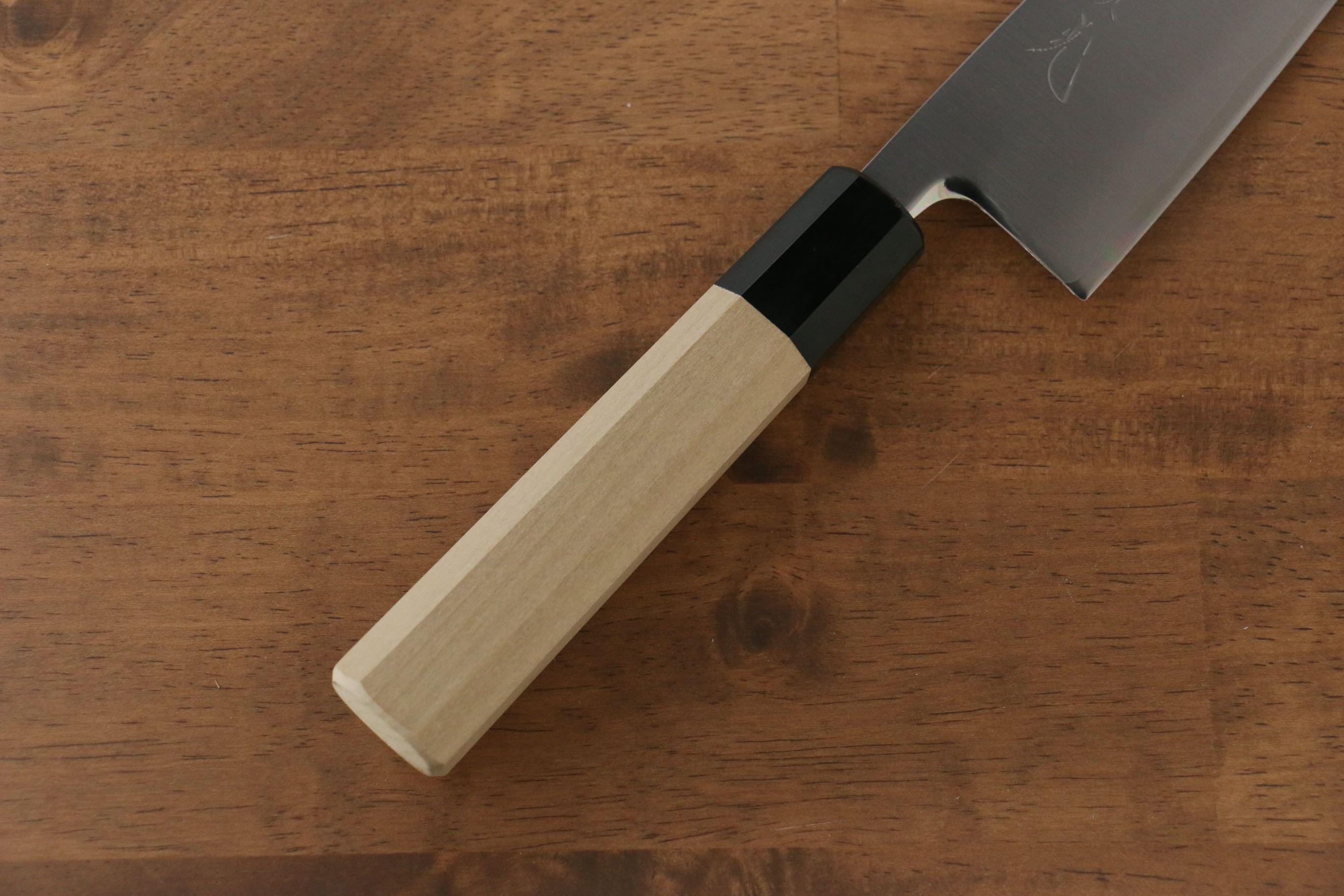 Premium Jikko SG2 Santoku Knife 165mm - Japanese High-Carbon Stainless Steel Blade with Magnolia Wood Handle - Perfect for Slicing, Dicing & Chopping Vegetables, Meat & Fish