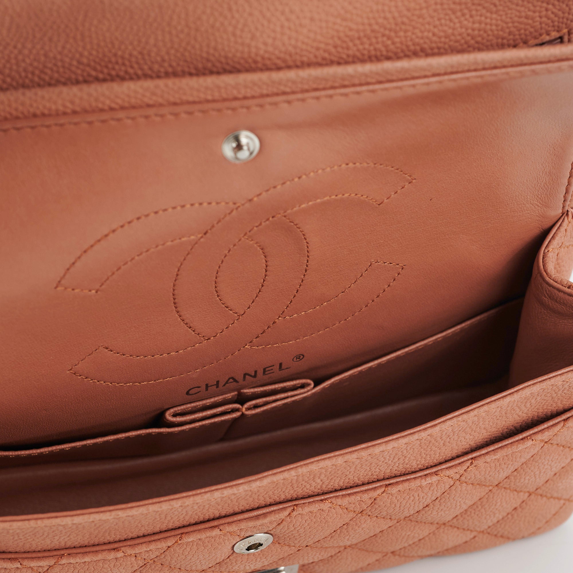 Chanel 2.55 Reissue 226 Handbag in Nubuck Caviar Leather Terracotta Color - Luxury Crossbody Bag for Women, Perfect for Date Night & Special Occasions