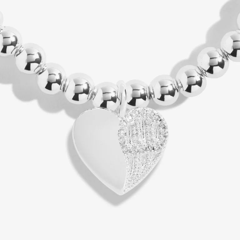 Joma Jewellery Sterling Silver Memorial Bracelet for Mom - Forever Loved & Missed - Perfect Mother's Day Gift, Birthday Present & Keepsake Jewelry