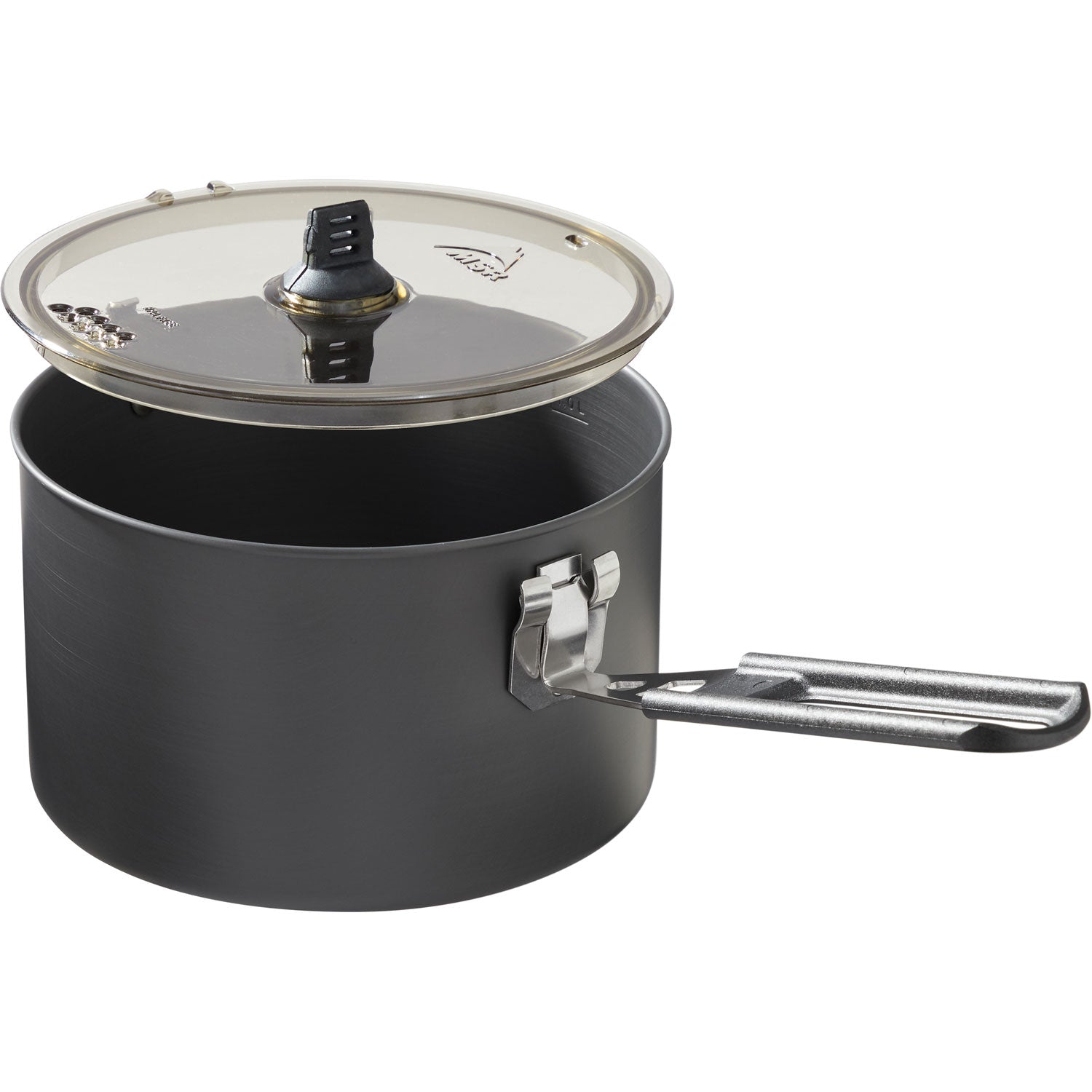 MSR Trail Lite 1.3L Pot - Lightweight Camping Cookware for Backpacking, Hiking & Outdoor Adventures - Compact Aluminum Cooking Pot with Lid for Camp Stoves