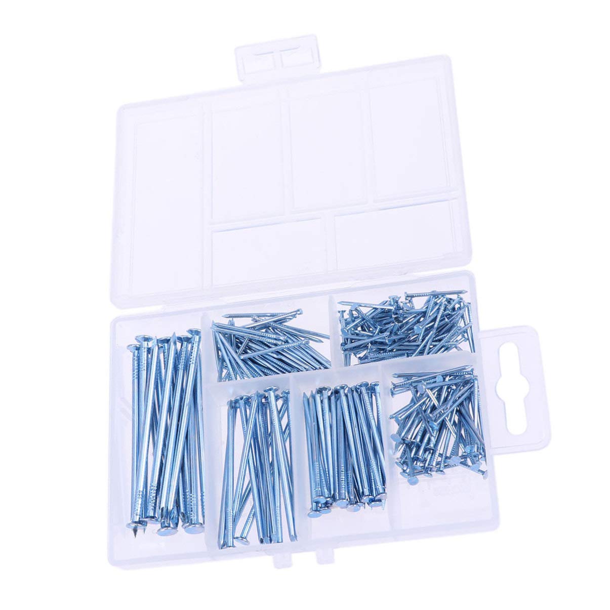 **Baluue 280-Piece Galvanized Brad Nails Kit for Woodworking - Durable Hardware Nail Set for DIY Projects, Carpentry, and Home Repairs**