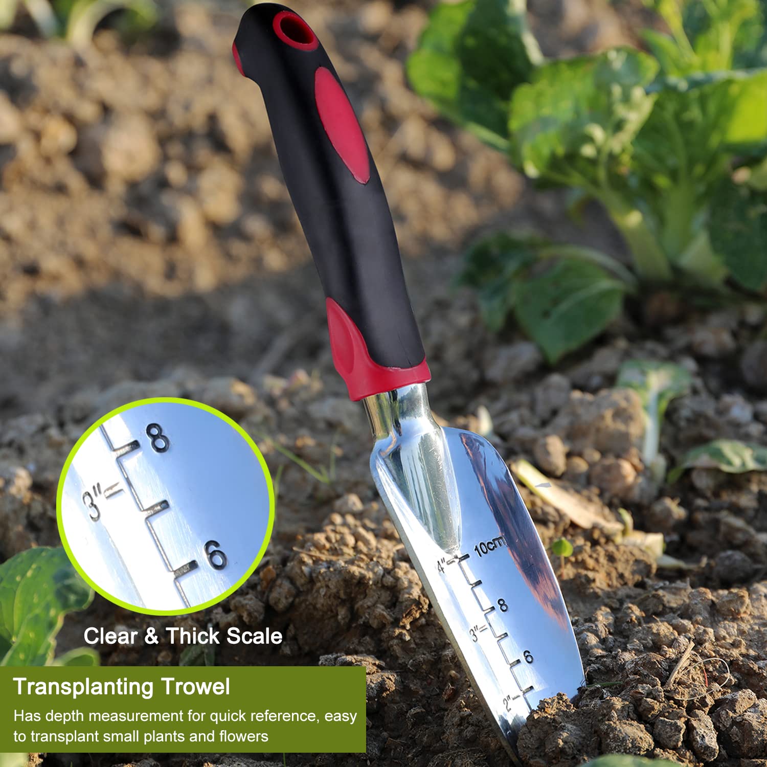 FANHAO Heavy Duty Garden Hose Nozzle & Tool Set - 8-Piece Outdoor Watering Kit with Spray Nozzle, Pruner, Trowel for Lawn, Garden, Flower Beds - Perfect for Watering Plants, Landscaping, Home Gardening