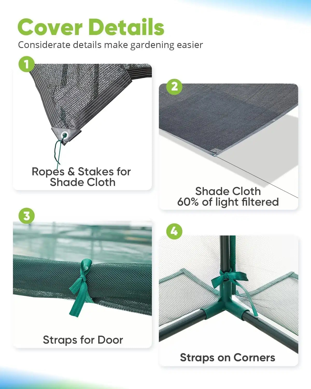 Durable Galvanized Steel Raised Garden Bed with Protective Netting - Perfect for Outdoor Gardening, Vegetables, Flowers, and Herbs
