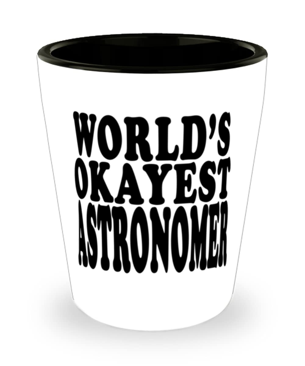 Best Astronomer Gift - Fun Ceramic Shot Glass for Stargazers & Space Enthusiasts | Perfect for Astronomy Lovers, Science Parties & Unique Barware