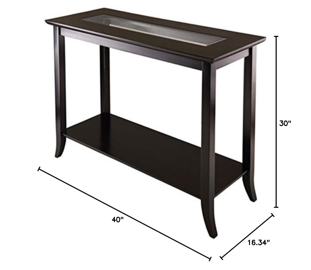 Ergode Wood Stafford Console Table (92450-VV) - Rustic Entryway Table for Hallway, Living Room & Foyer Decor