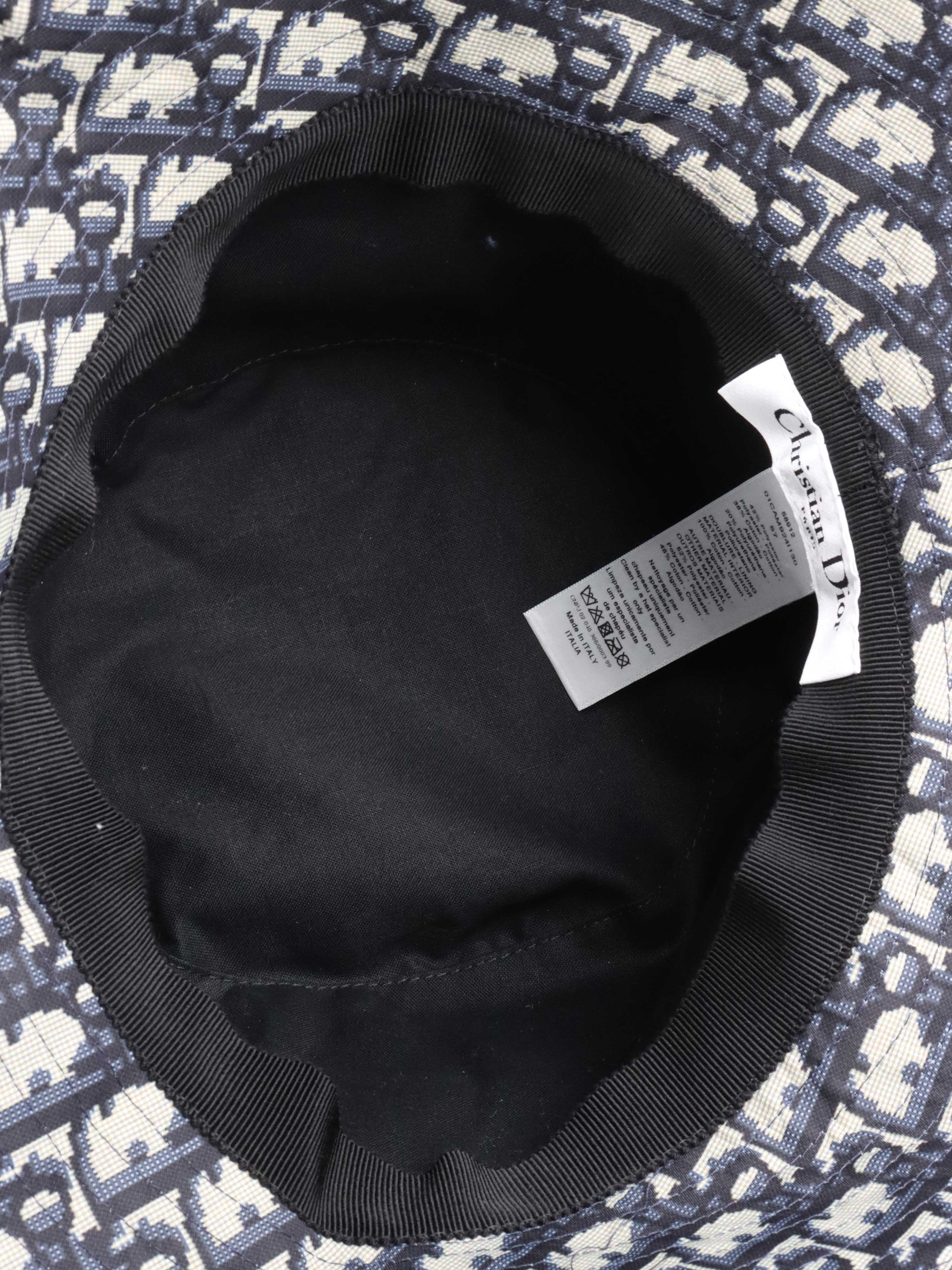 Dior Textured Blue Bucket Hat for Women - Fashionable Summer Sun Hat for Beach, Travel & Outdoor Activities